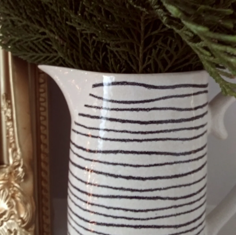 White & Blue Pitcher denim blue‎ collection by home